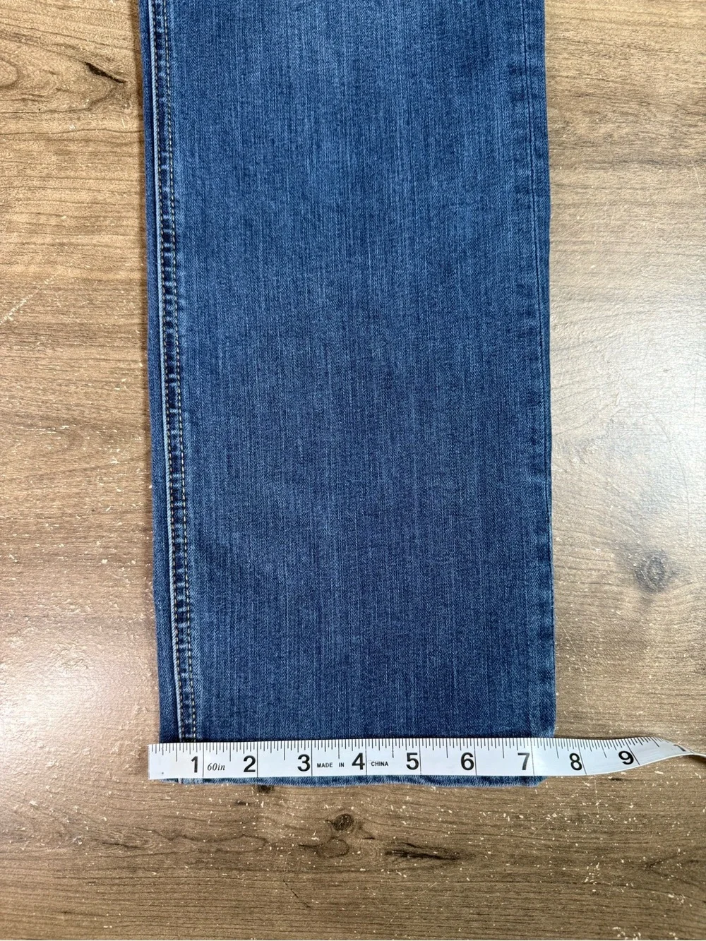 Seven7 Premium Denim Co Men’s Slim Straight Fit Denim Blue Jeans Size 34x32